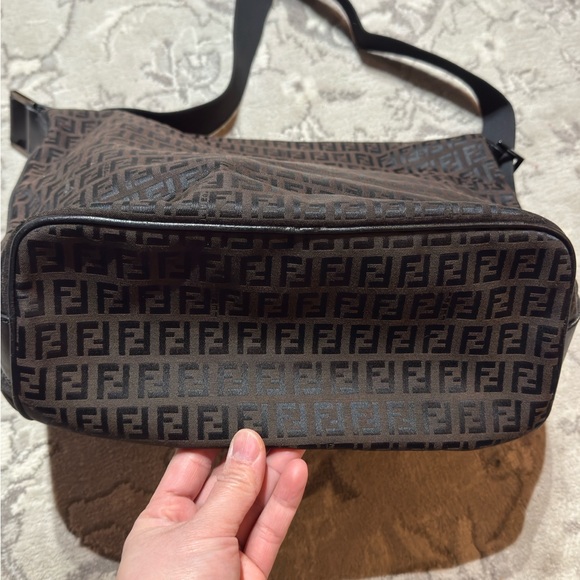 Prew-Owned FENDI Zucca Shoulder Bag - Picture 2 of 15